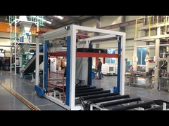 Full automatic fertilizer bagging palletizing line